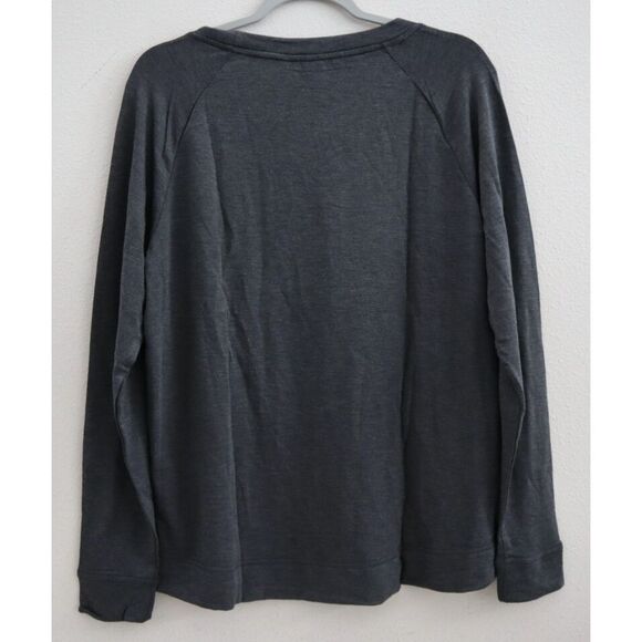 Lou & Grey 28154150 Women's Sz M Dark Charcoal Gray Signature Sweatshirt - Picture 2 of 9